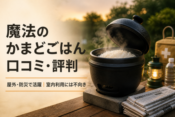 魔法のかまどごはんの口コミ・評判と屋外・防災での活用